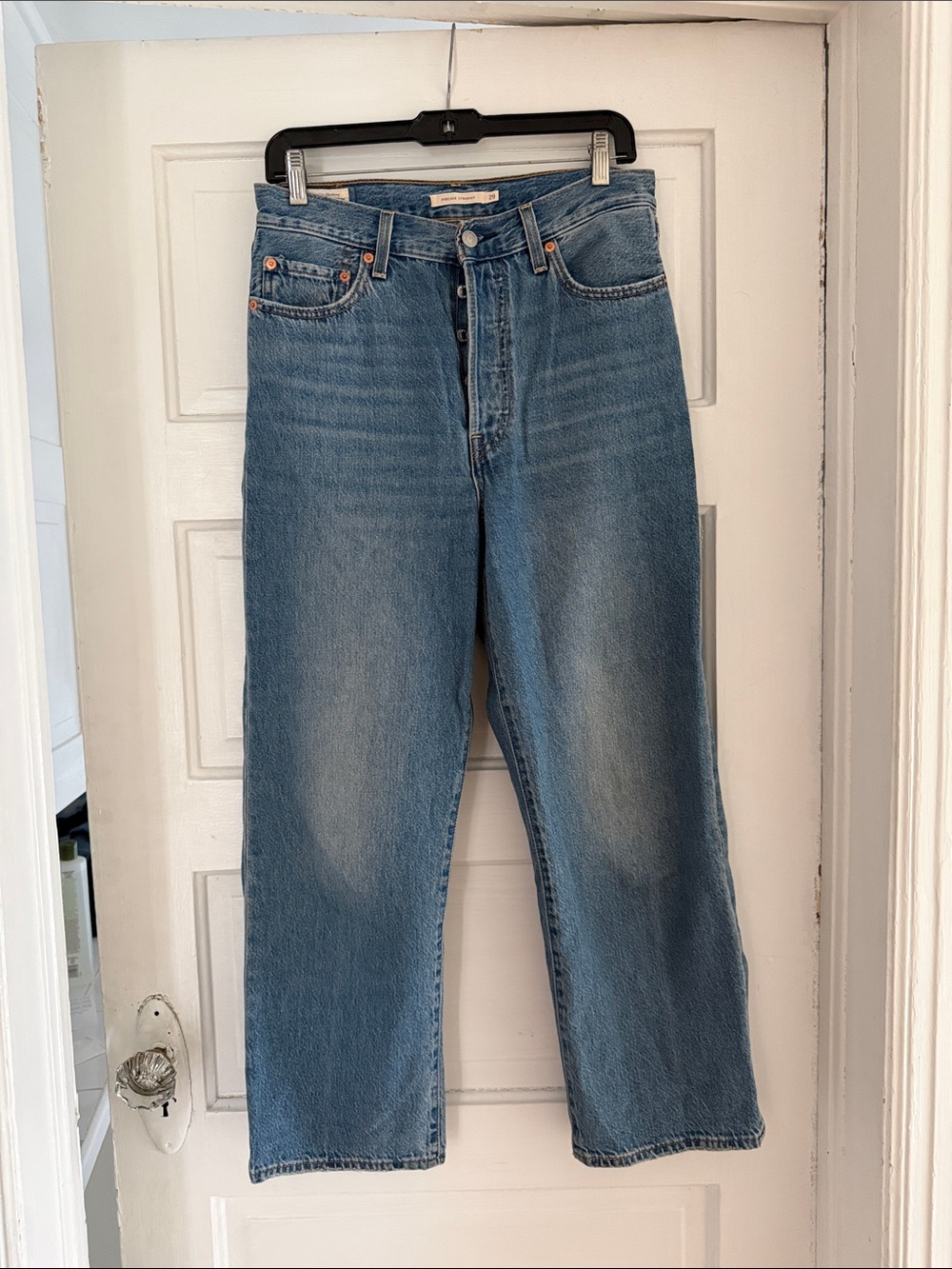Classic Women’s Blue Straight-Leg Jeans